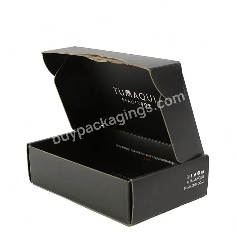 Customize Printing Logo Paper Packaging Shipping Tuck Top Box