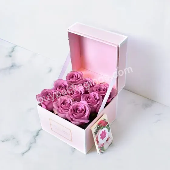 Customize Strong High Quality Paper Packaging Cardboard Box Flowers