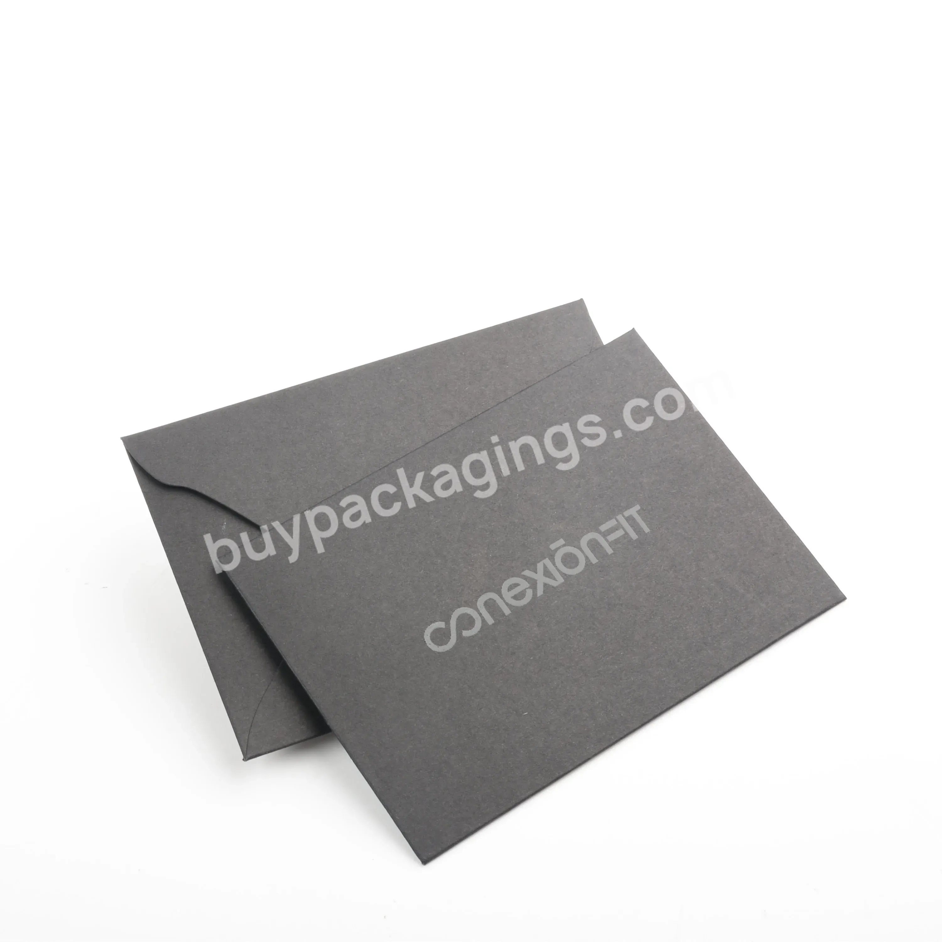 Customize Your Own Logo Design Black Paper Envelopes For Invitations Handmade - Buy Black Paper Envelopes,Black Packing Envelopes,Envelope Packaging.