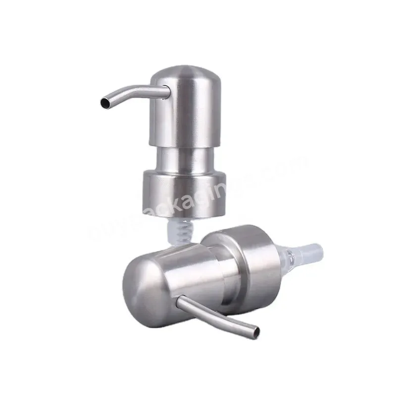 Customized 24/410 28/400 Silver Stainless Steel Hand Wash Lotion Bottle Dispenser Pump Packaging - Buy Stainless Steel Lotion Pump For Hand Sanitizer,24/410 28/410 Metal Liquid Soap Dispenser,Custom Silver Color Hand Pump For Gel.