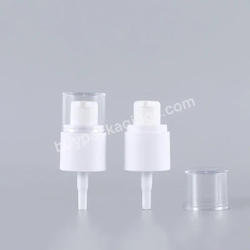 Customized 24/410 28/410 Non Spill Plastic Cosmetic Skincare Liquid Soap Cream Pump Bottle Pump With Cover