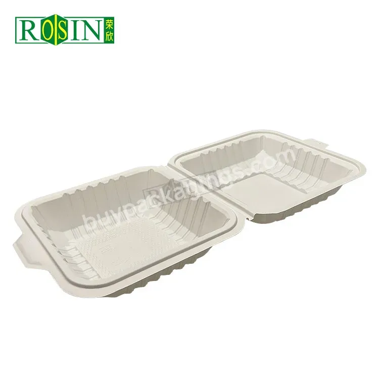 Customized 3 4 Compartment Pp Food Grade Corn Starch Biodegradable Food Container Disposable Lunch Box