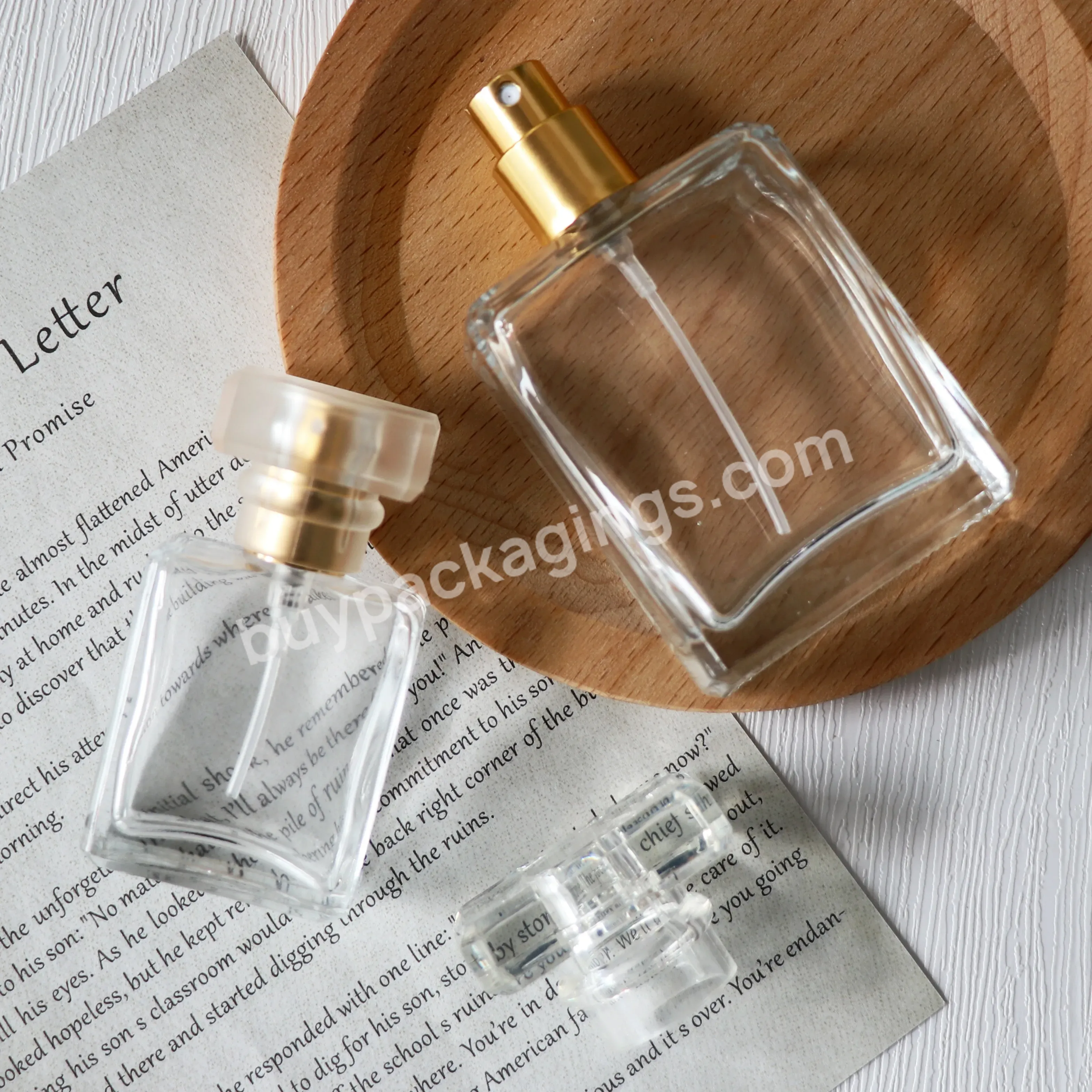 Customized 30ml 50ml 100ml Clear Perfume Bottle Glass Perfume Bottles Empty Perfume Spray Bottles