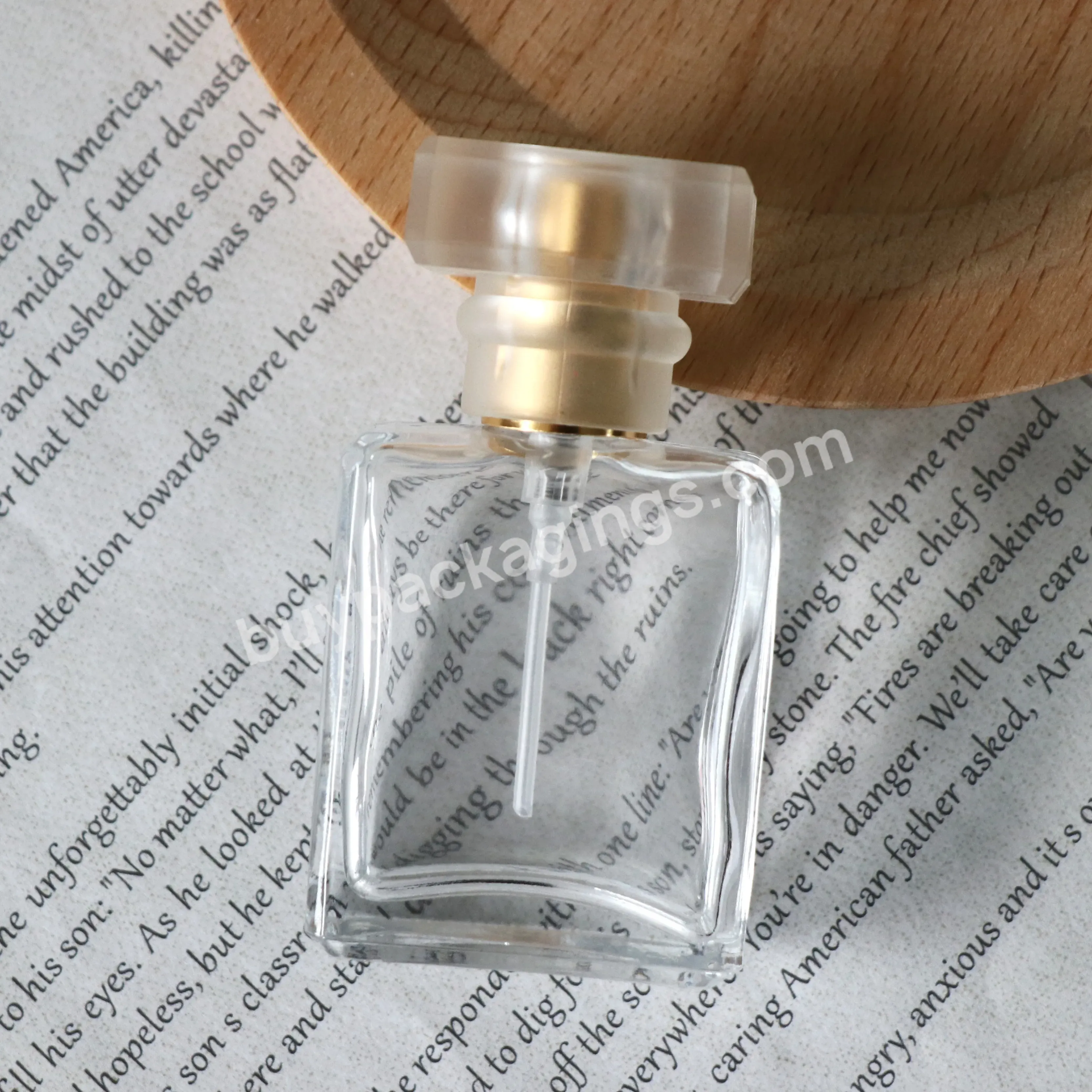 Customized 30ml 50ml 100ml Clear Perfume Bottle Glass Perfume Bottles Empty Perfume Spray Bottles