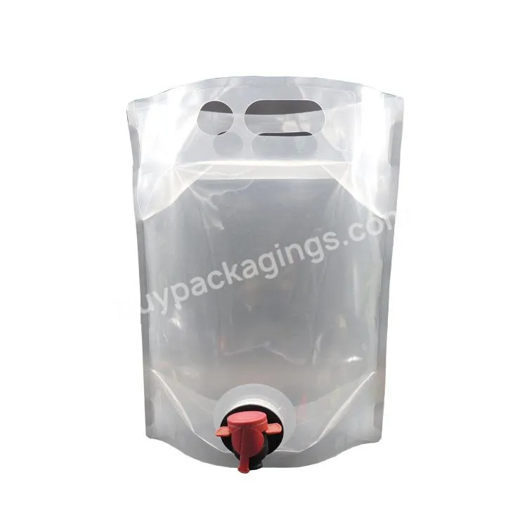 Customized 3l 5l 10l Bpa Free Laminated Aseptic Aluminum Foil Spout Bag In Box With Butterfly Tap Reusable Plastic Bib Bag