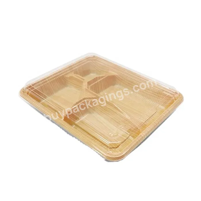 Customized 4 Compartment Catering Disposable Take Away Pp Lunch Box Plastic Food Container