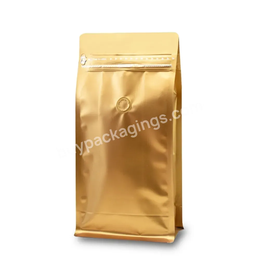 Customized 5 Gallon Mylar Bags Flat Bottom Coffee Pouch Custom Zipper Bags Custom Printed Coffee Beans Packaging Bags - Buy Flat Bottom Coffee Bag,5 Gallon Mylar Bags,Plastic Zipper Bag Packaging.