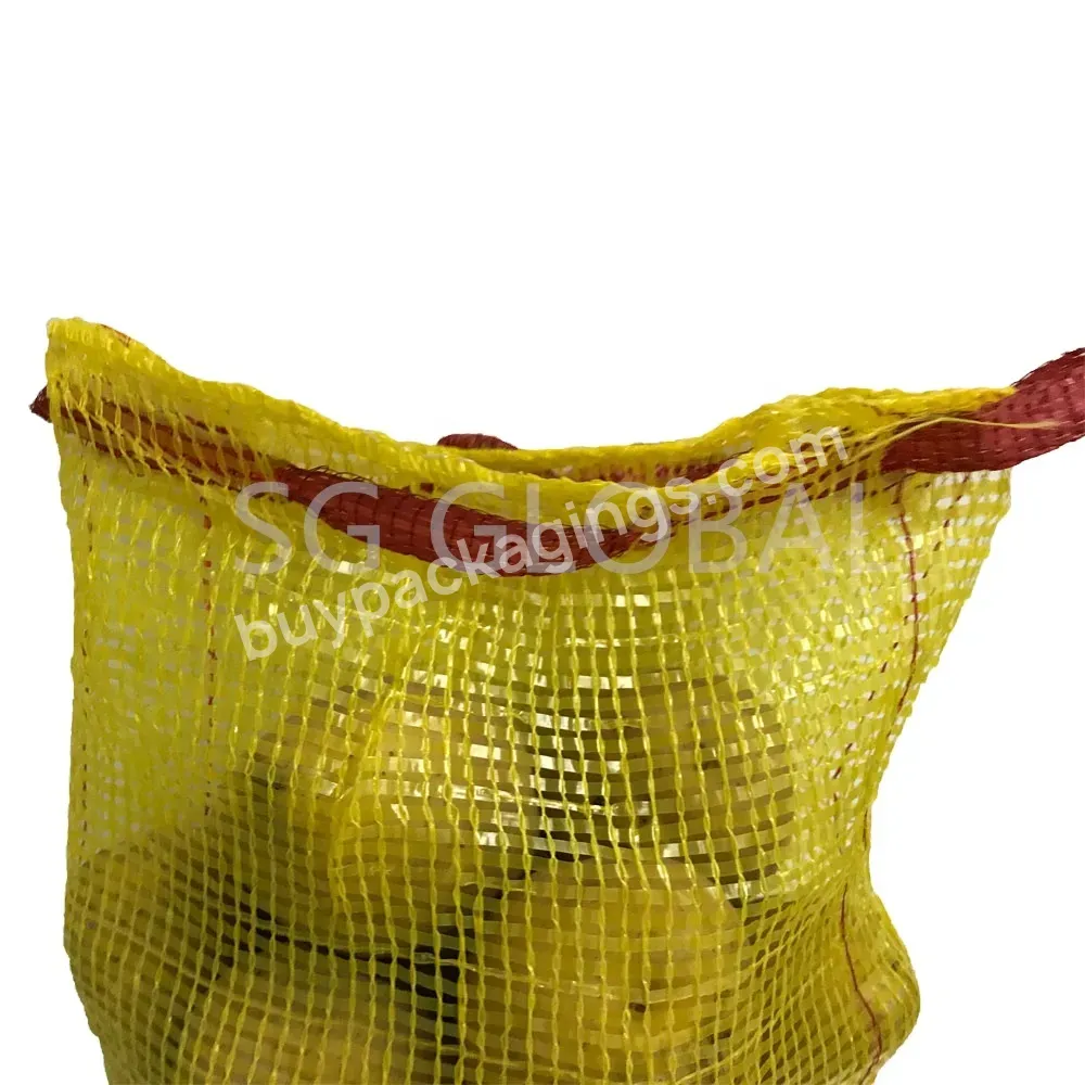 Customized 5kg 10kg 25kg Pp Tubular Mesh Plastic Bags Wholesale