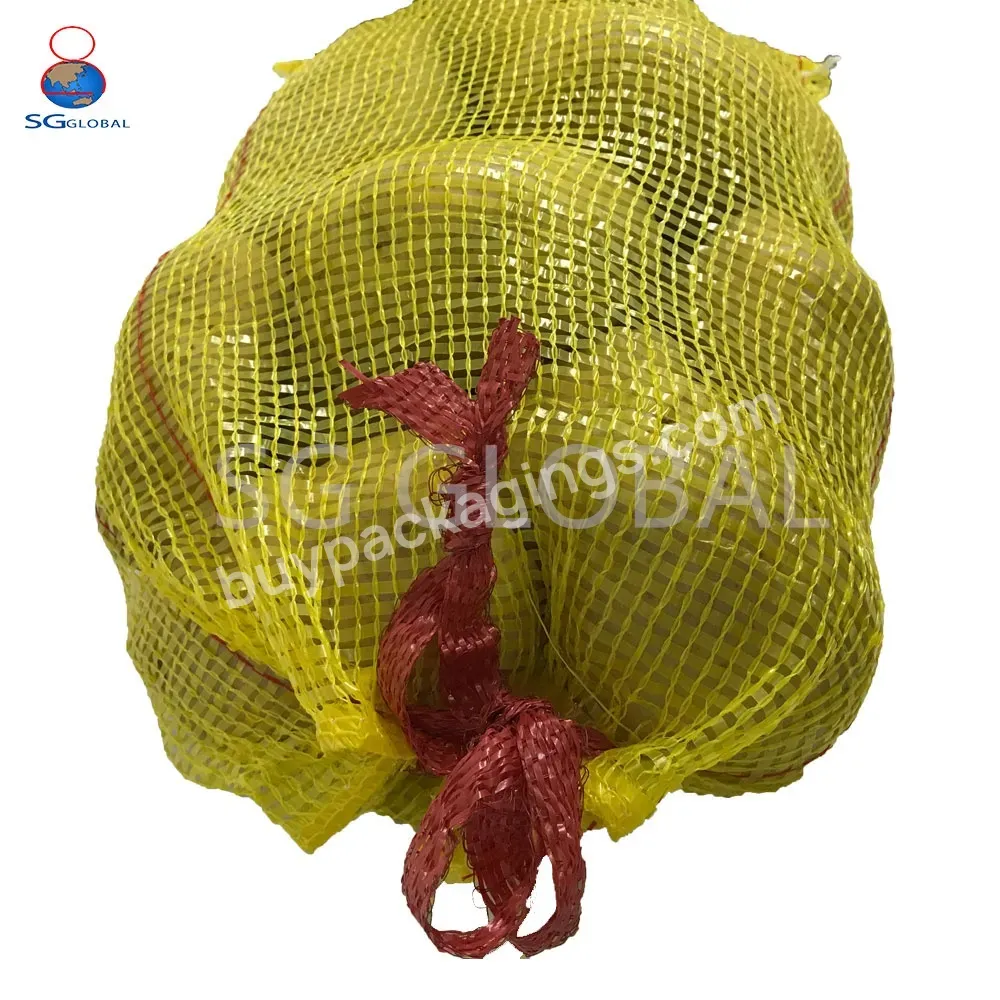 Customized 5kg 10kg 25kg Pp Tubular Mesh Plastic Bags Wholesale