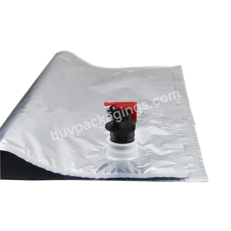 Customized 5l 10l 20l 220l Boxed Liquid Shipping Bib Bag With Valve Red Wine Wine Bag Water Bag With Faucet