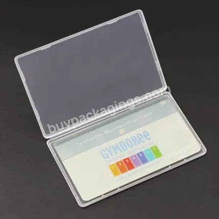 Customized Acrylic Hot Sale Clear Card Holder Plastic Sim Card Case Business Card Case