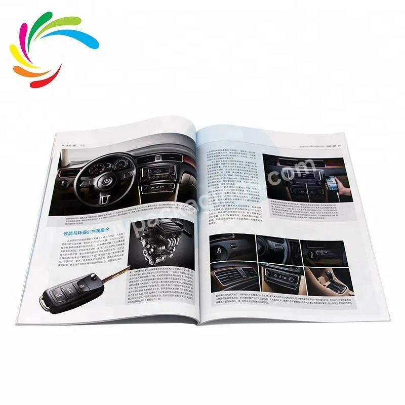 Customized Advertising Brochure Printing 4 Color Offset Printing Propaganda Magazine Printing