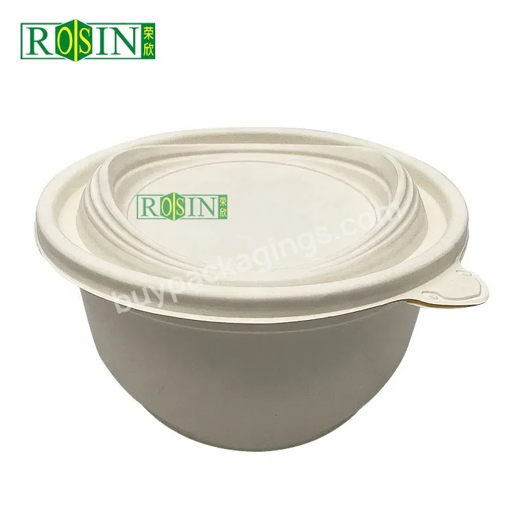 Customized Biodegradable Pla Bento Lunch Box Takeaway Plastic Round Food Container With Lid Supplier