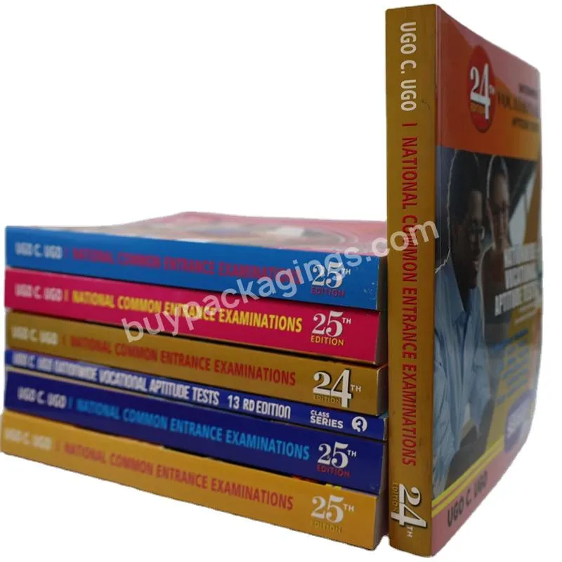 Customized books printing factory KJV BIBLE Books paperboard printing textbook for students