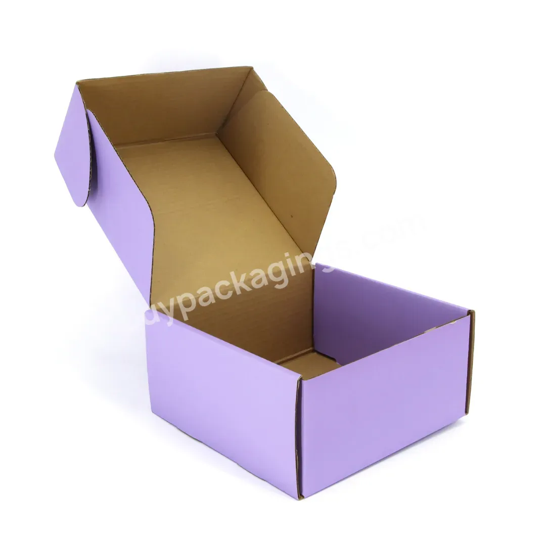 Customized Box For Hair Wig Packaging Corrugated Box For Shoes Clothing Shirt