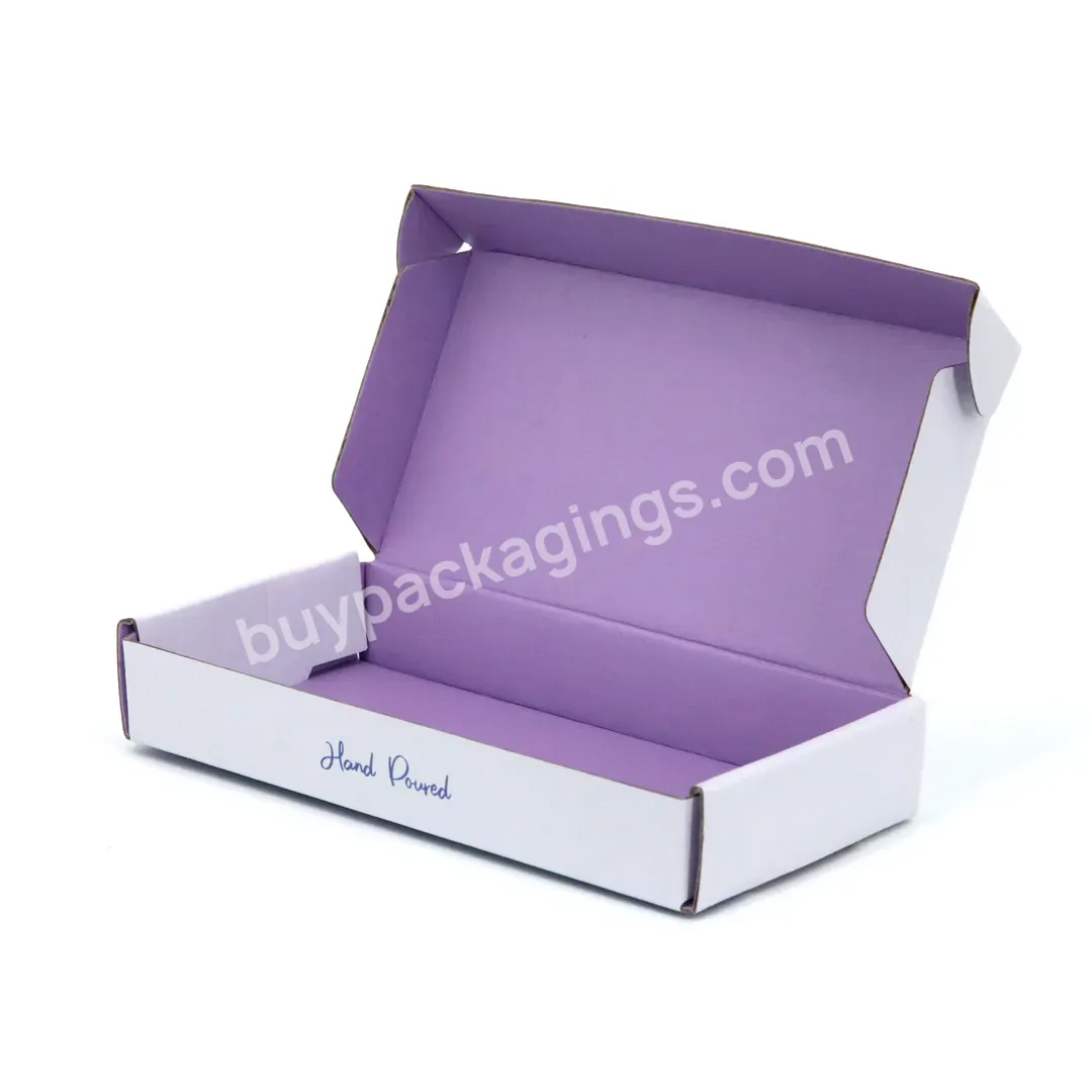 Customized Box Hot Sale Cardboard Paper Box For Hair Wig Packaging E Flute Corrugated Box For Shoes Clothing Shir