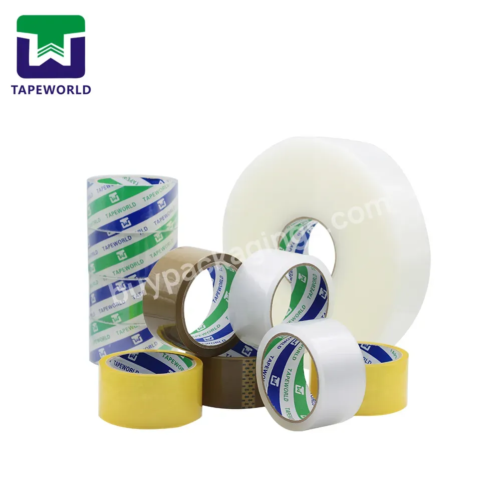 Customized Box Tape Bopp Material Custom Logo Clear Printed Transparent Packing Tape With Logo