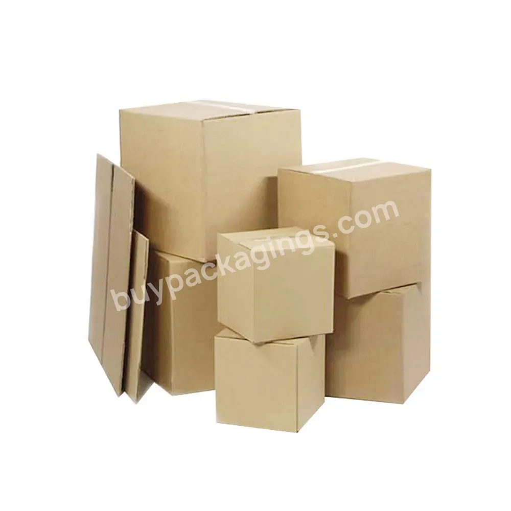 Customized Carton Supplier Thick Cardboard Large Apparel Mail Shipping Box Packaging Print Moving Boxes