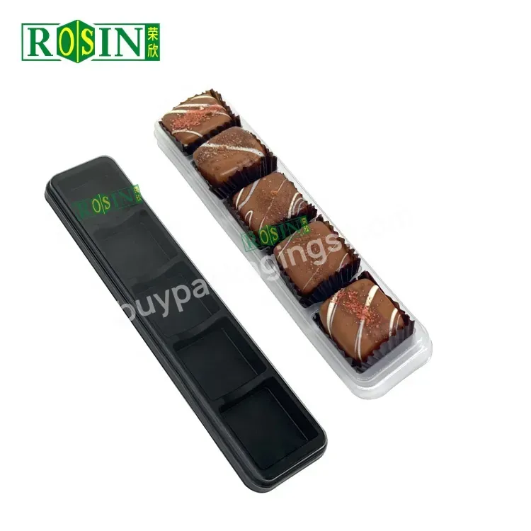 Customized Clear Blister Plastic Chocolate Insert Tray Chocolate Box With Blister Tray