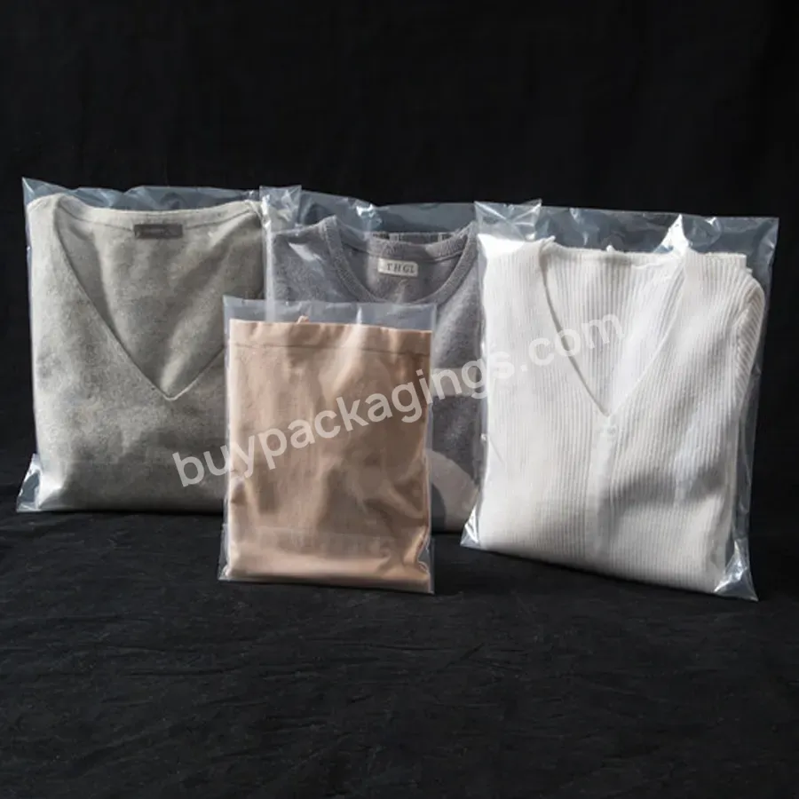 Customized Clear Opp Packaging Plastic Bag Self Sealing Opp Bags For Clothing Transparent Self-adhesive Poly Bag