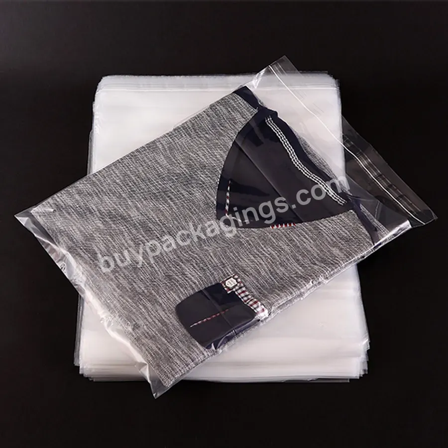 Customized Clear Opp Packaging Plastic Bag Self Sealing Opp Bags For Clothing Transparent Self-adhesive Poly Bag