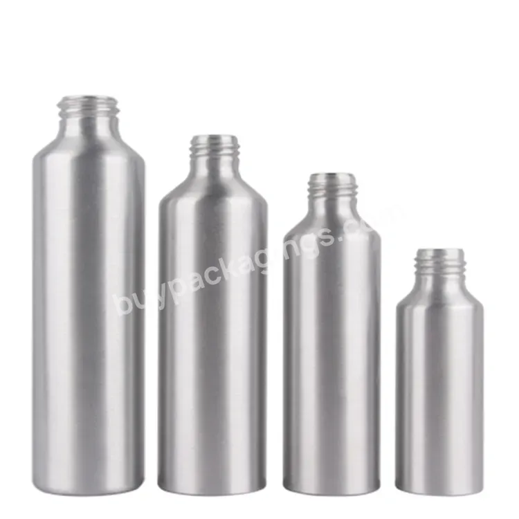 Customized Color And Printed Aluminum Cosmetic Bottle 50-500ml Metal Cosmetic Bottle For Lotion And Cream