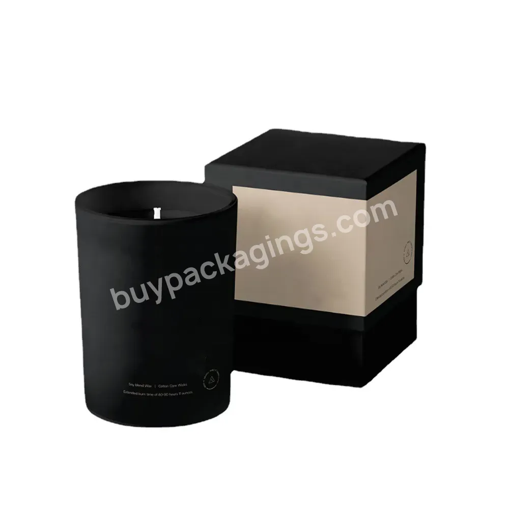 Customized Color Cardboard Luxury Empty Gift Candle Box Paper Candle Packaging Boxes For Gift