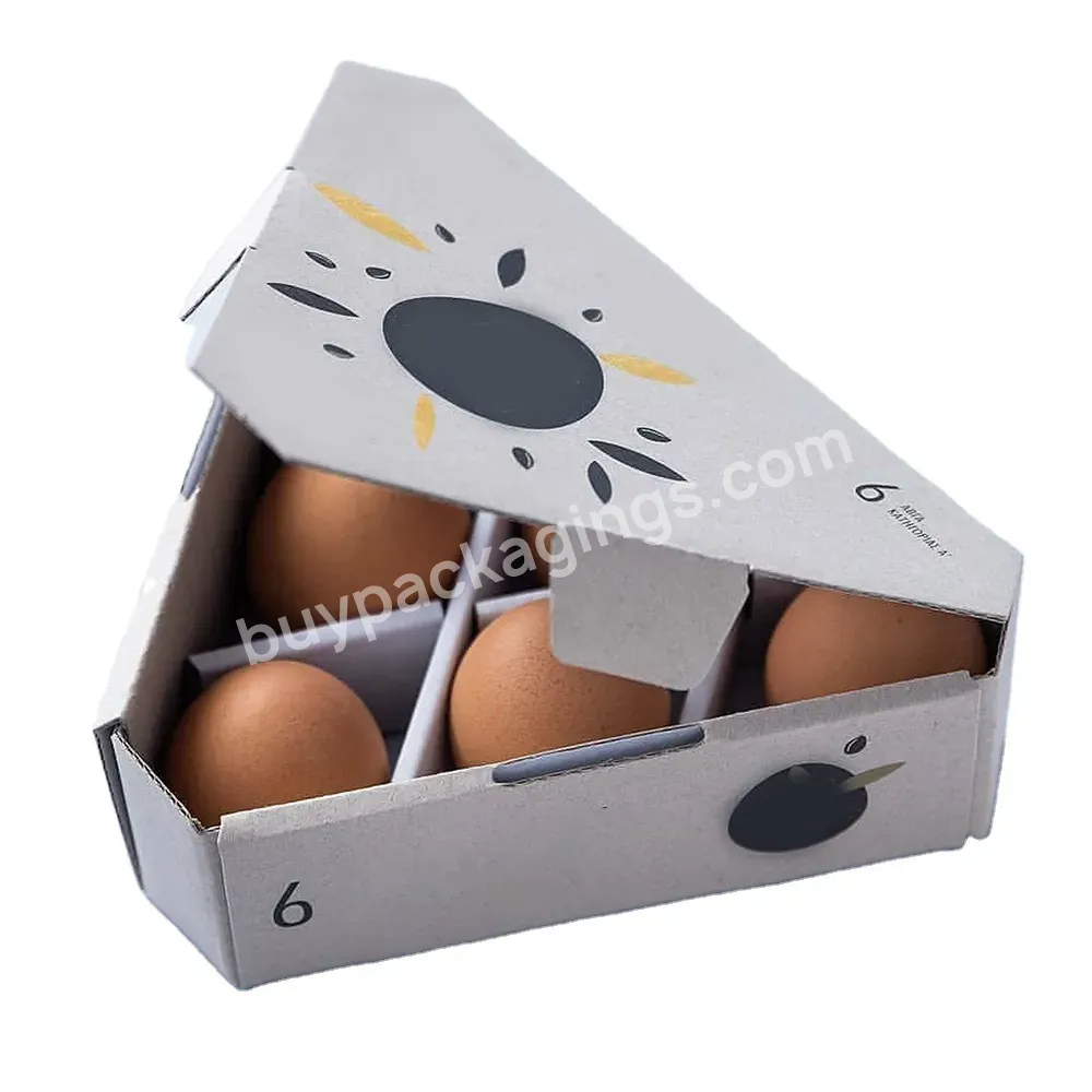 Customized Color Express Logistics Packaging Carton Egg Packing Carton Corrugated Egg Shipping Packaging Box