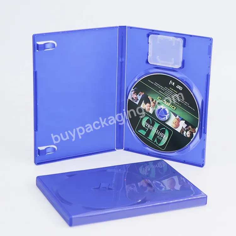 Customized Color Pp Plastic Game Cd Case Blue Game Box Case For Ps2 Ps3 Ps4 Playstation 2 Nintendo Video Wii