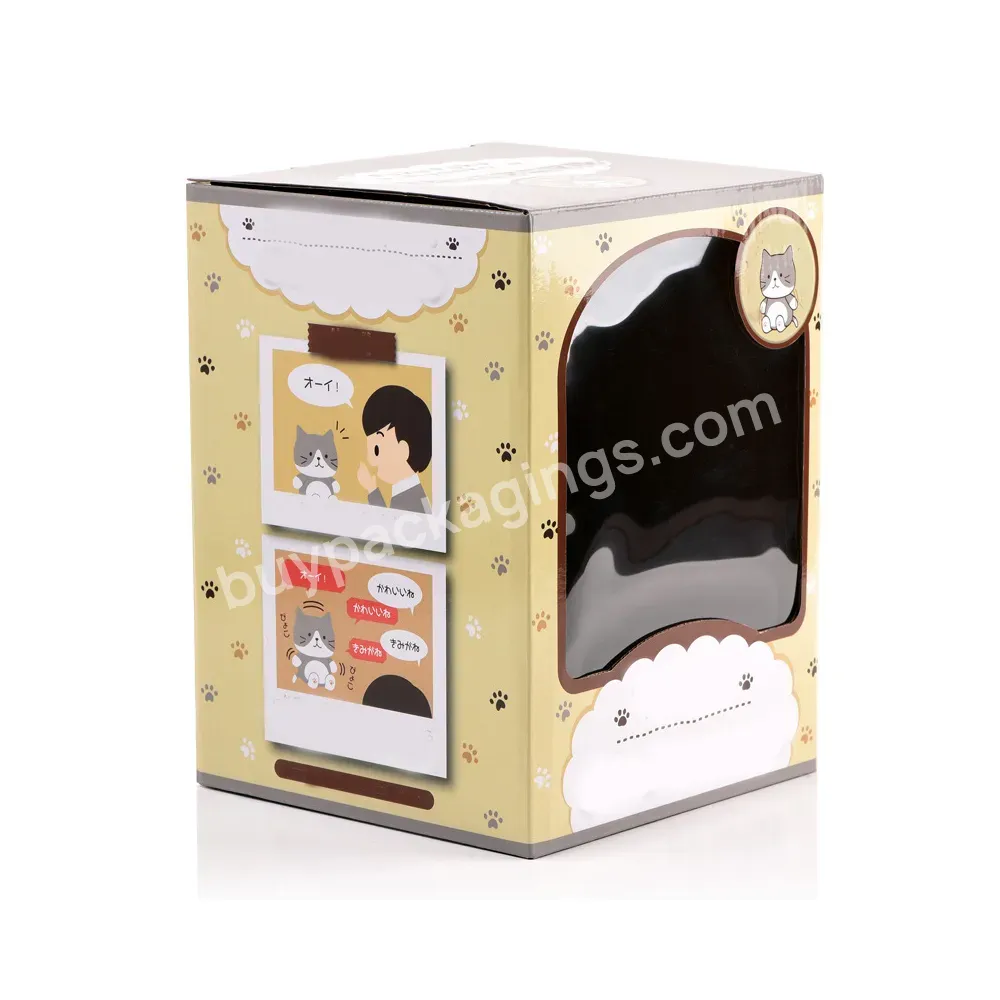 Customized Color Printing Children's Toys Color Box Pvc Window Corrugated Box Toy Packaging Box