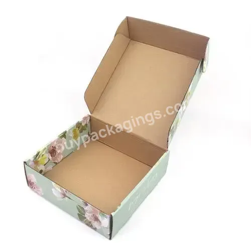 Customized Color Printing Extra Hard Shipping Logo Black Corrugated Packaging Clothing Aircraft Box