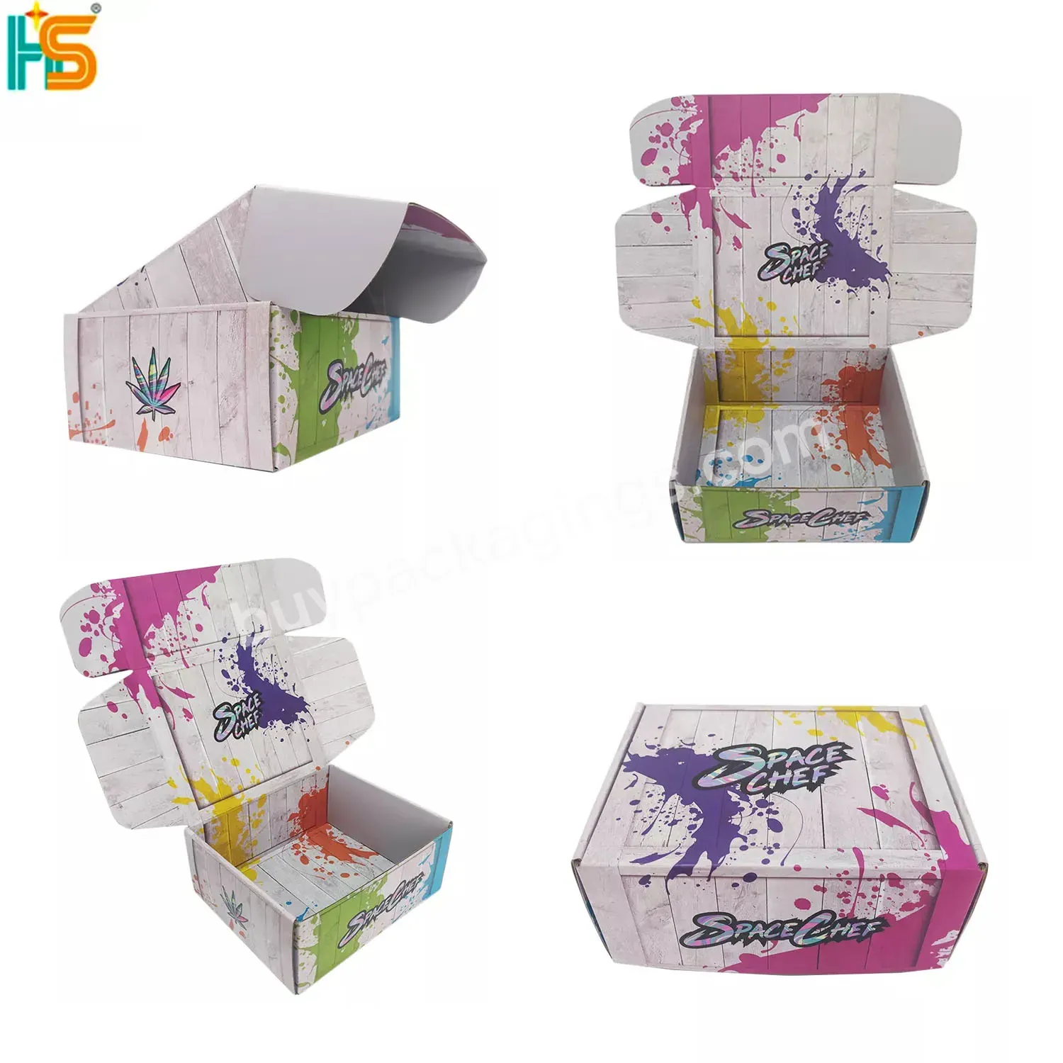 Customized Colored Printed Paper Express Mailer Packaging Box Wholesale Price Cardboard Corrugated Shipping Box