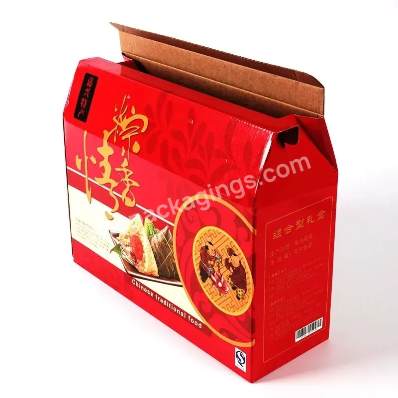 Customized Colorful Eco-friendly Corrugated Paper Packaging Box Dry Fruits Nuts Gift Box