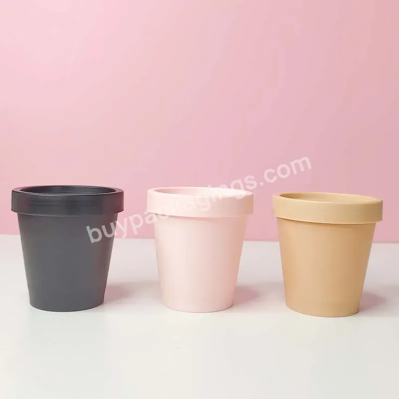 Customized Colorful Plastic Body Butter 50g 100g 200g 250g Ice Cream Jar Pp Mud Container Body Cream Jar - Buy Custom 250ml Pp Empty Plastic Jar Cosmetic,Wholesale Cosmetic Plastic Jar Containers 250ml,Plastic Bowl Shape Cosmetic Jar.