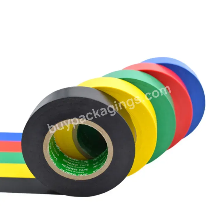 Customized Colorful Pvc Electrical Insulation Tape Roll