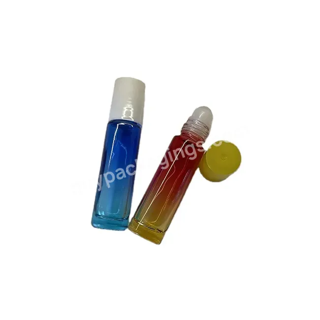 Customized Colors Essential Oil Roll On Ball Bottle 5ml 7ml 8ml 10ml With Stainless Steel Ball