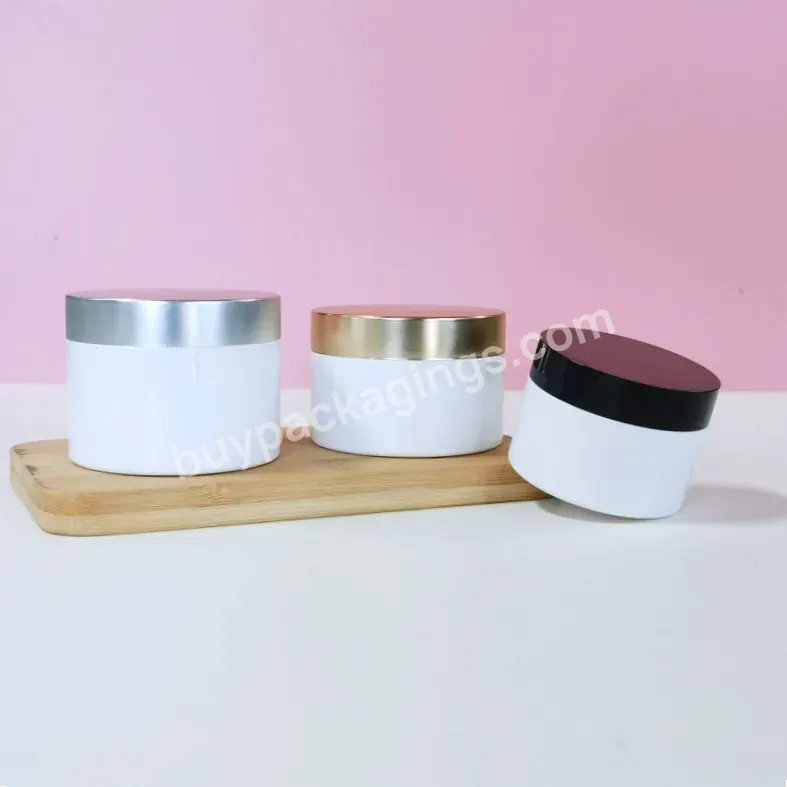 Customized Container Plastic Thick Wall Jar Pet Thick Wall Cosmetic Cream Body Butter Jar