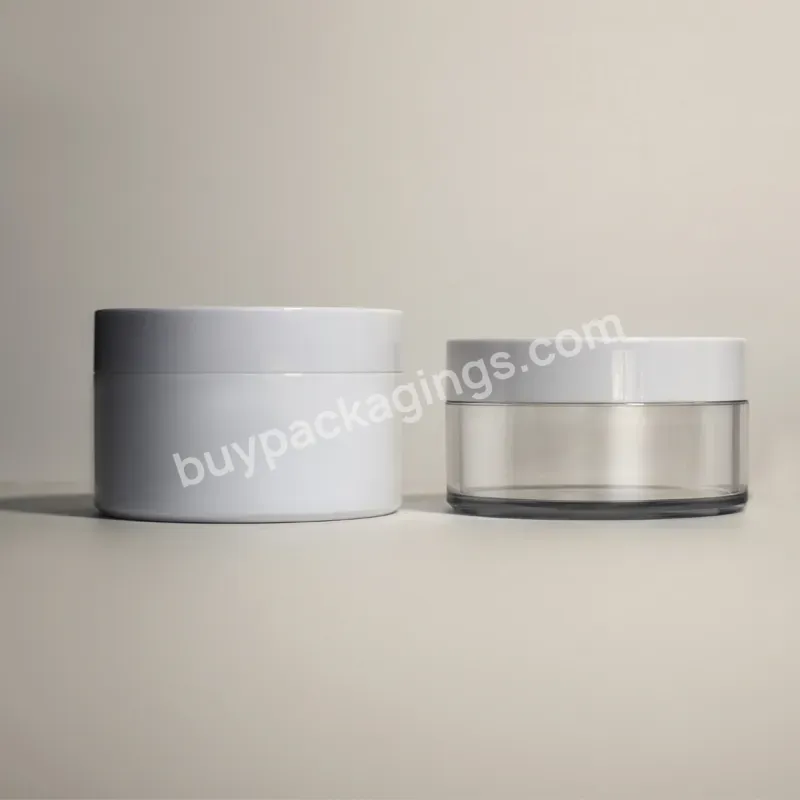 Customized Container Plastic Thick Wall Jar Pet Thick Wall Cosmetic Cream Jar 0.5 1oz 2 Oz 3oz 5oz 7oz Face Cream Custom Color - Buy Pet Jar Cosmetic,Face Cream Custom Color,Plastic Thick Wall Jar Pet Thick Wall Cosmetic Cream Jar.