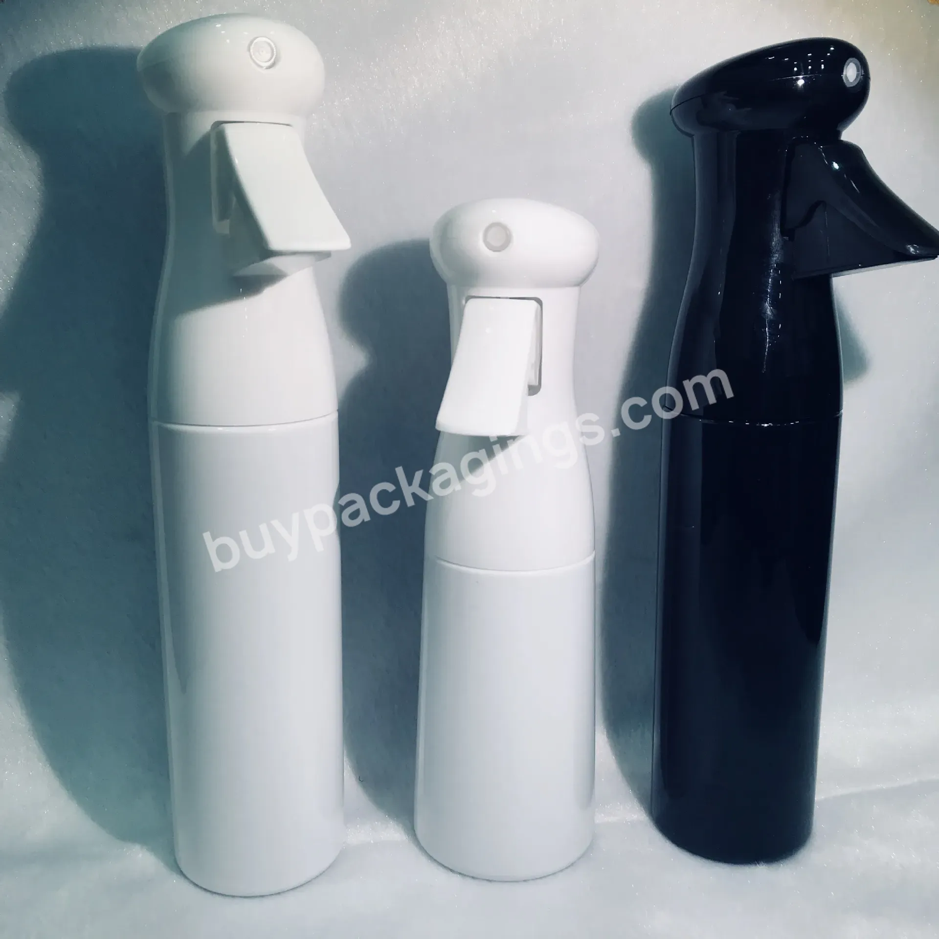 Customized Continuous Hair Spray Bottle 350ml 500ml Plastic Hair Trigger Spray Pet Bottle For Hair Care