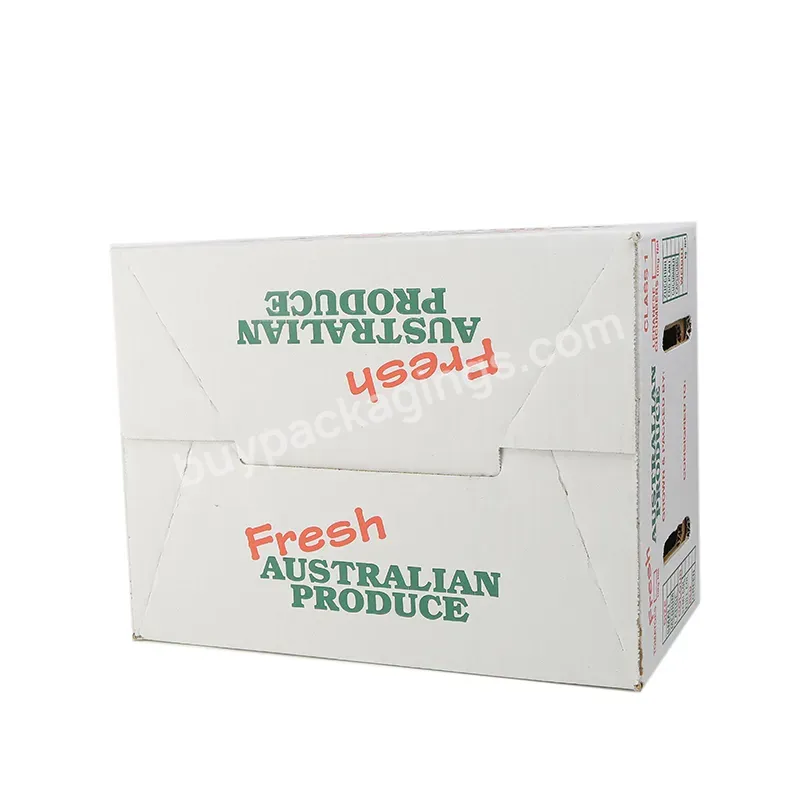 Customized Corrugated Fruit&vegetable Packaging Boxes,Color Printing With Your Logo