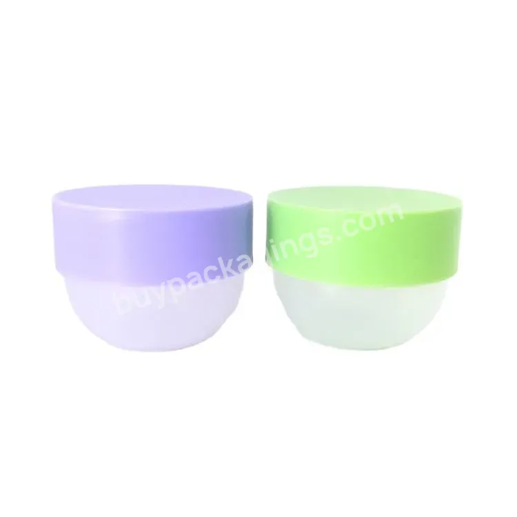 Customized Cosmetic Containers 75ml 150ml 200ml 250ml 300ml Plastic Pp Hair Care Bowl Shape Cream Body Lotion Cosmetic Jar