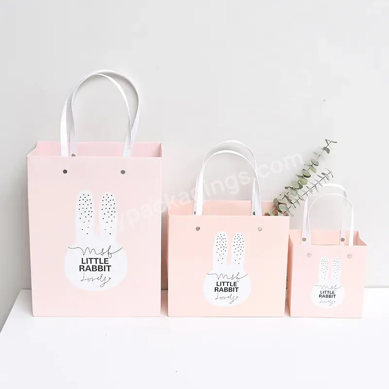 Customized Cute Cartoon Rabbit Paper Bag