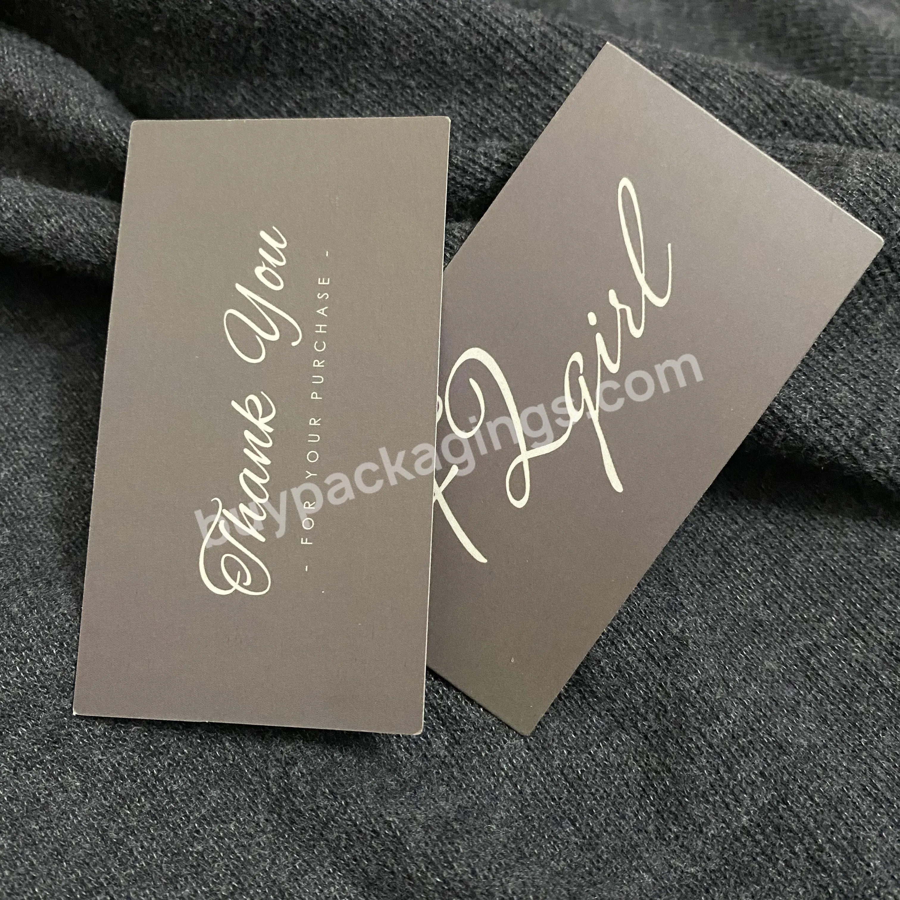 Customized Design Certificate Of Jewelry Instructions Cards Folding Card Insert Card Textured Paper Advanced Printing Service