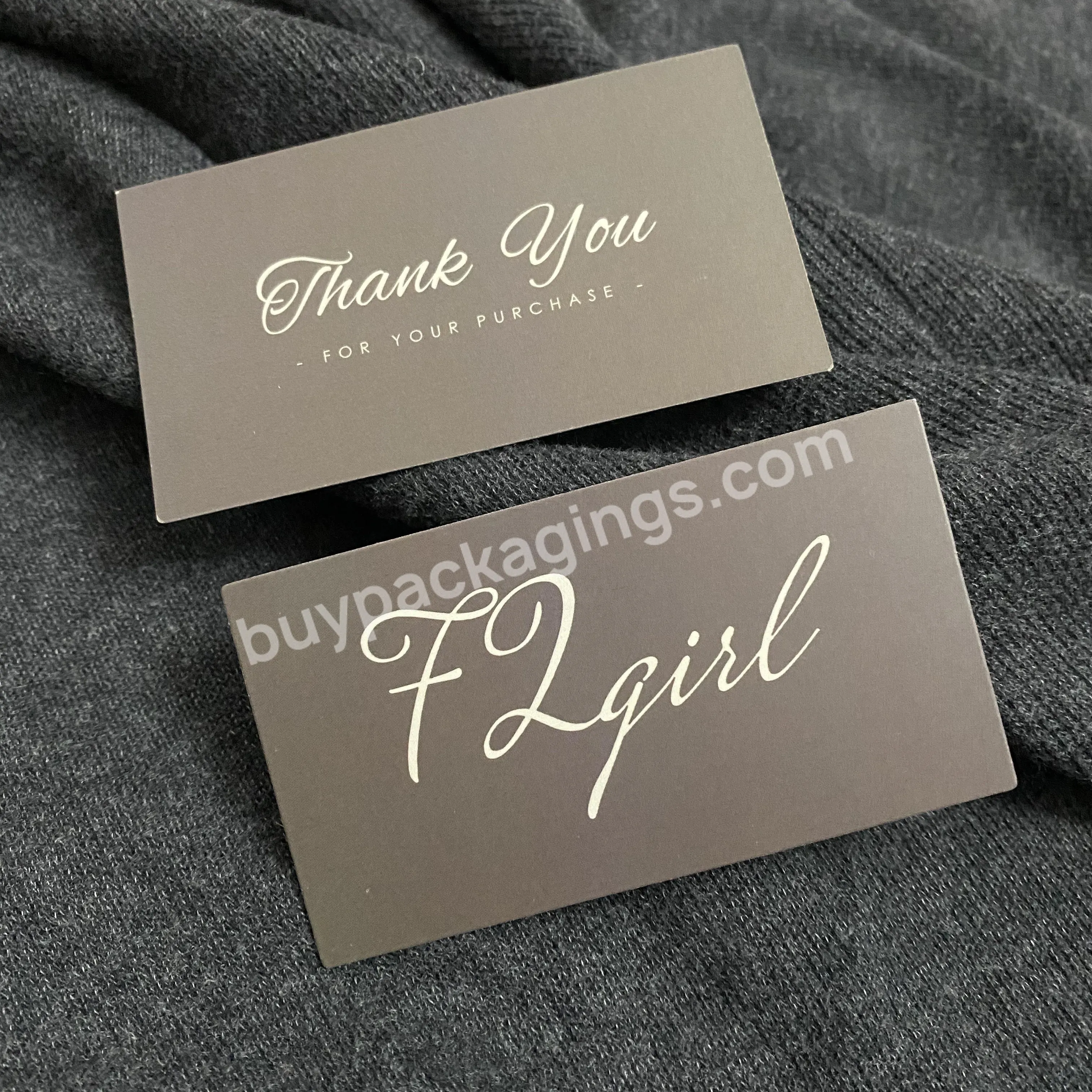 Customized Design Certificate Of Jewelry Instructions Cards Folding Card Insert Card Textured Paper Advanced Printing Service