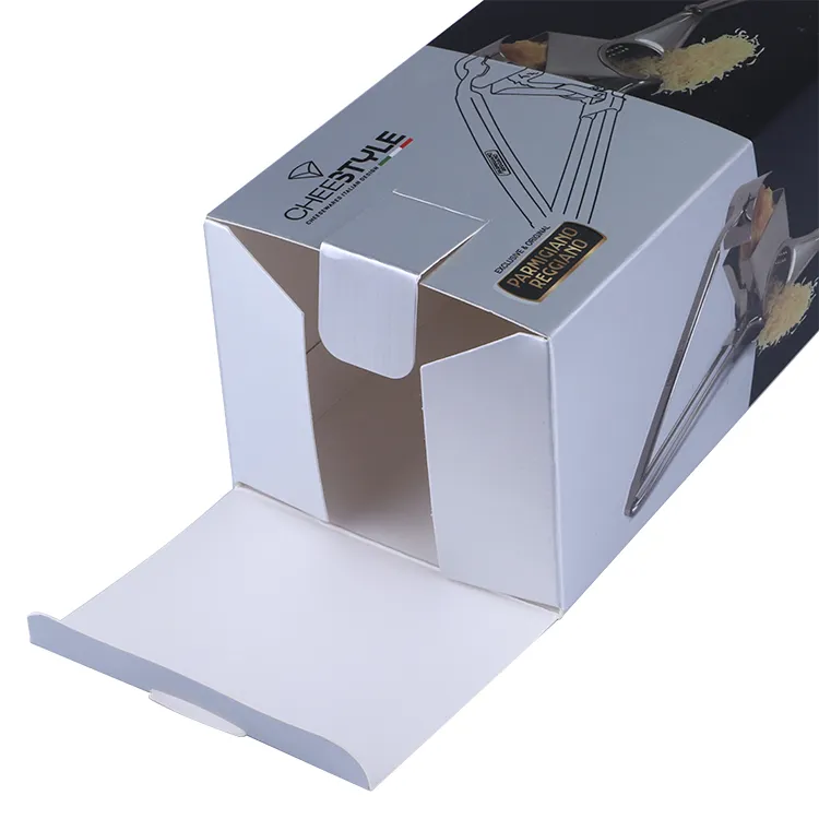 Customized Design Full Color Silver Small Paper Beauty Cosmetic Paper Boxes