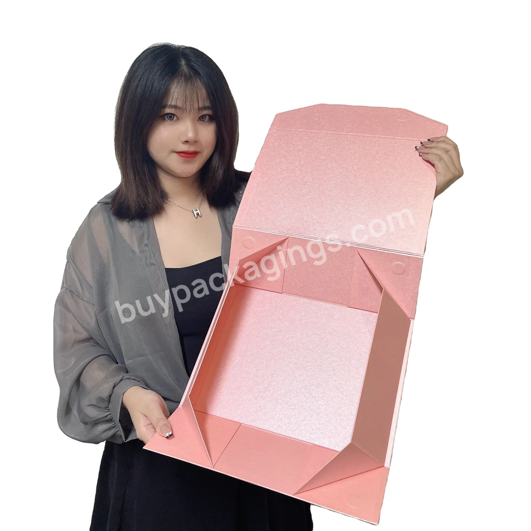 Customized Design Logo Big Gift Wedding Dress Black Packaging Cosmetic Paper Paperboard Paper Packaging Box