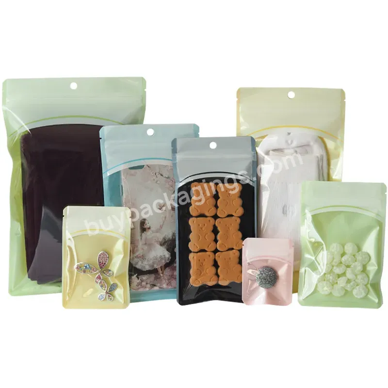 Customized Digital Printing Zipper Mylar Ziplock Pouch Bag Pvc Plastic Pouch Food Packaging Bag