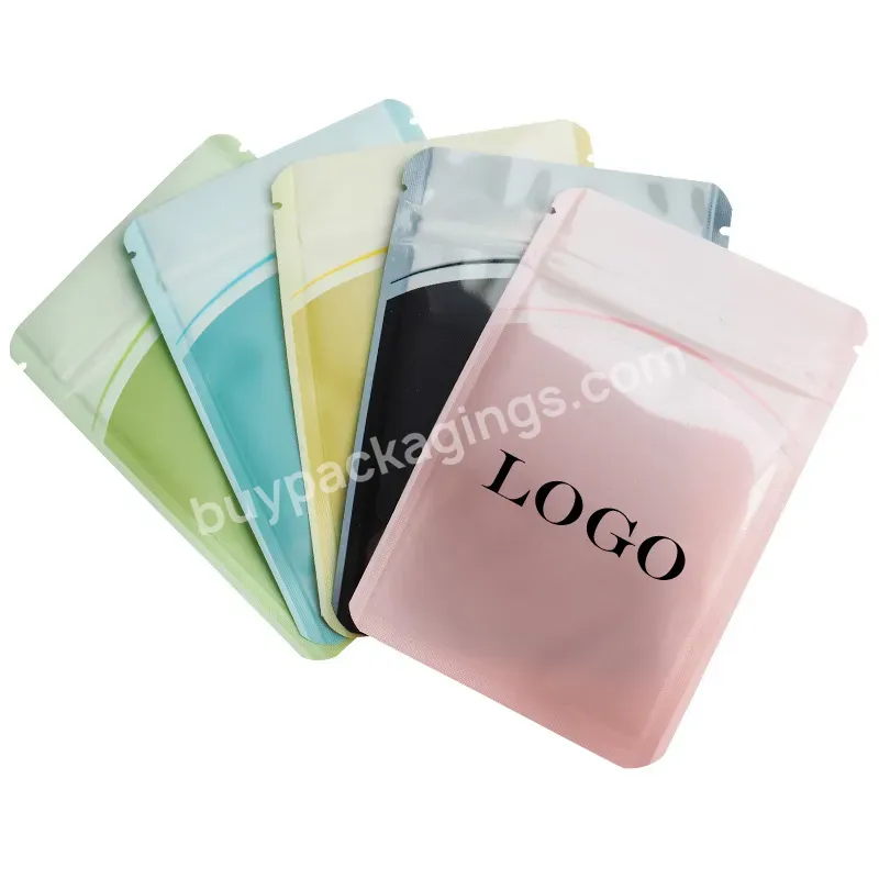 Customized Digital Printing Zipper Mylar Ziplock Pouch Bag Pvc Plastic Pouch Food Packaging Bag