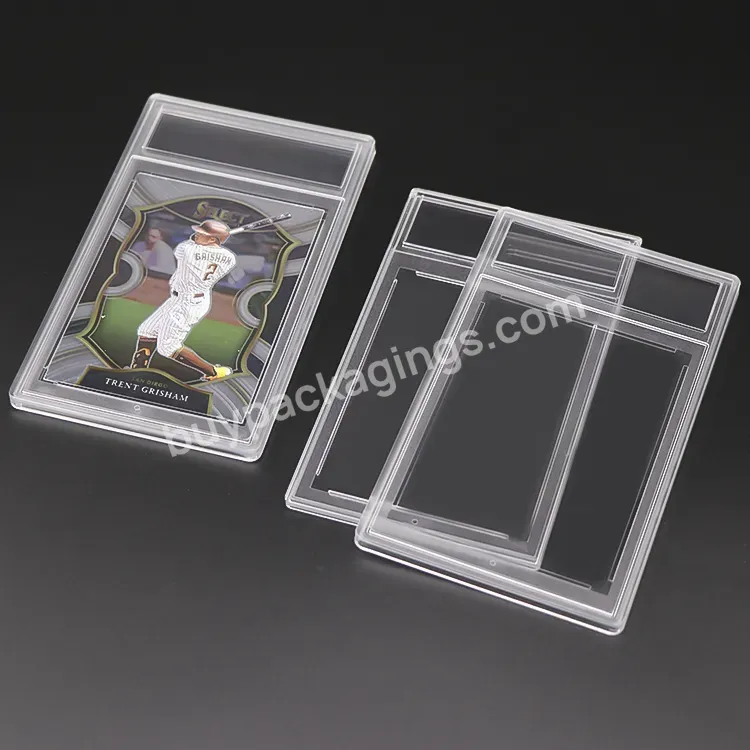 Customized Display Case Baseball Football Sports Trading Card Slab Grading Slab Case Bgs Sgc Tcg Sports Card Holder For Pokemon