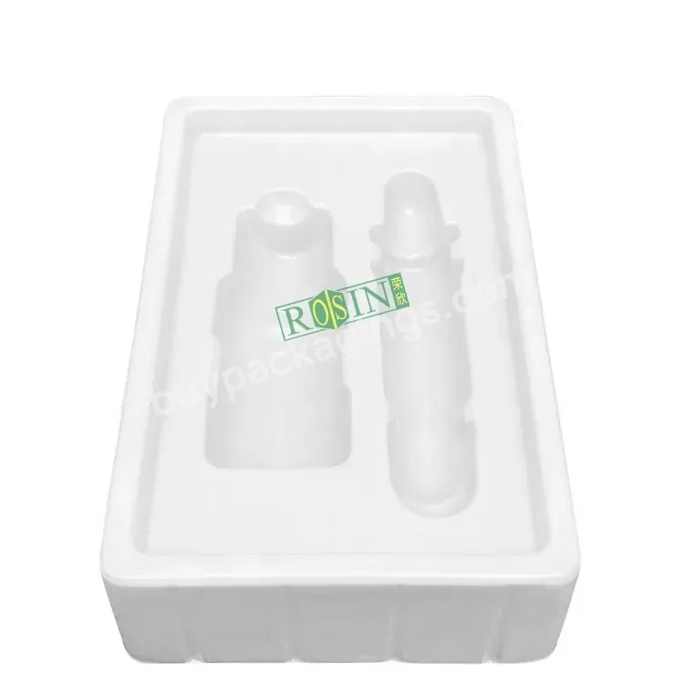 Customized Disposable Blister Plastic Cosmetic White Packaging Spray Bottle Tray Eco Friendly